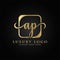Initial AP letter Logo Design vector Template. Creative Luxury Letter AP Logo Design