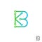 Initial BK or KB technology logo design, tech Letters Vector Icon Logo.