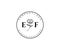 Initial EF letters Botanical feminine logo template floral