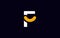 Initial F Letter Smile Logo Design Vector Template