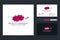 Initial AM Feminine logo collections and business card templat Premium Vector