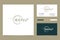 Initial AN Feminine logo collections and business card templat Premium Vector