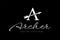 Initial Letter A for Arrow Arrowhead Archer Archery Logo Design Vector