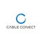 Initial Letter C Cable Fiber Optic Logo Design