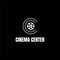 Initial Letter C Cinema Film Stripes Reel Movie Production Logo Design Vector