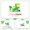 Initial Letter E Tractor Agriculture Gardening Logo Design Vector Graphic