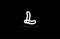 Initial Letter L Linear Outline Logogram