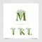 Initial letter M I K L  for healthcare and Medical Monogram Logo