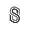 Initial letter SS logo vector design template