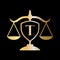 Initial Letter T Law Firm Logo. Legal Logo and Lawyers in Alphabet Letter T Concept