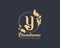 Initial Letter Y perfume Logo design can be used as sign, icon or symbol, full layered vector and easy to edit and customize size