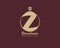 Initial letter Z Luxury premium flourish vector perfume and jewelry logo design, designed for women care, perfumery beauty spa