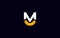 Initial M Letter Smile Logo Design Vector Template