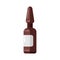 Injection ampoule icon in flat style.