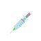 Injection needle icon