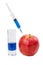 Injection of red apple