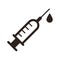 Injection syringe icon