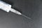 Injection Syringe medicine needle Background black