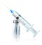 Injection Syringe Medicine VialsMedical Vaccine