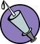Injection syringe vector illustration