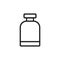 injection vial icon vector