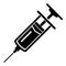 Injector icon, simple style