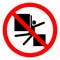 Injury Hazard Crush From Equipment Will Injury Or Kill Symbol Sign, Vector Illustration, Isolate On White Background Label .EPS10