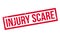 Injury Scare rubber stamp