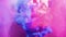 Ink blend water magenta pink blue haze cloud