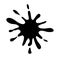 Ink blob, blot, splash silhouette vector symbol icon design.