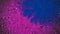 Ink drop paint splatter blue pink stain blotch
