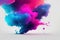 Ink explosion vivid colors colorful paint smoke. ai generative