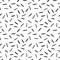 Ink hand-drawn seamless patterns. Dots and shapes