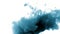 Ink in water, abstract, very beautiful effect slow motion video blue white.