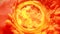 Ink water swirl zodiac horoscope orange steam