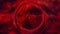 Ink water swirl zodiac horoscope red glitter fume
