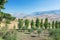 Inland landscape of Sicily in summer day, Sicily island Italy