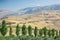 Inland landscape of Sicily in summer day, Sicily island Italy