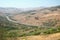 Inland mountain landscape of inner Sicily in summer day, Sicily island