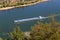 Inland river ship on the Rhine