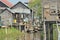 Inle Lake people live Floating house