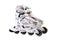 Inline rollerskates for children. Roller skates on the white background