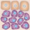 Innate immune system: mast cells with skin cells, vector illustration