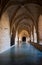 Inner cloister at the Monasterio de Piedra