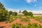 The inner courtyard of the Astrakhan Kremlin in the city of Astrakhan