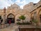 Inner courtyard at the Chapel of Saint Catherine, Bethlehem, West Bank