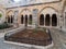 Inner courtyard at the Chapel of Saint Catherine, Bethlehem, West Bank