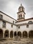 Inner courtyard of church Sveti kriz in Cres