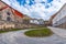 Inner courtyard of fredriksten fortress in Halden, Norway