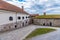 Inner courtyard of fredriksten fortress in Halden, Norway